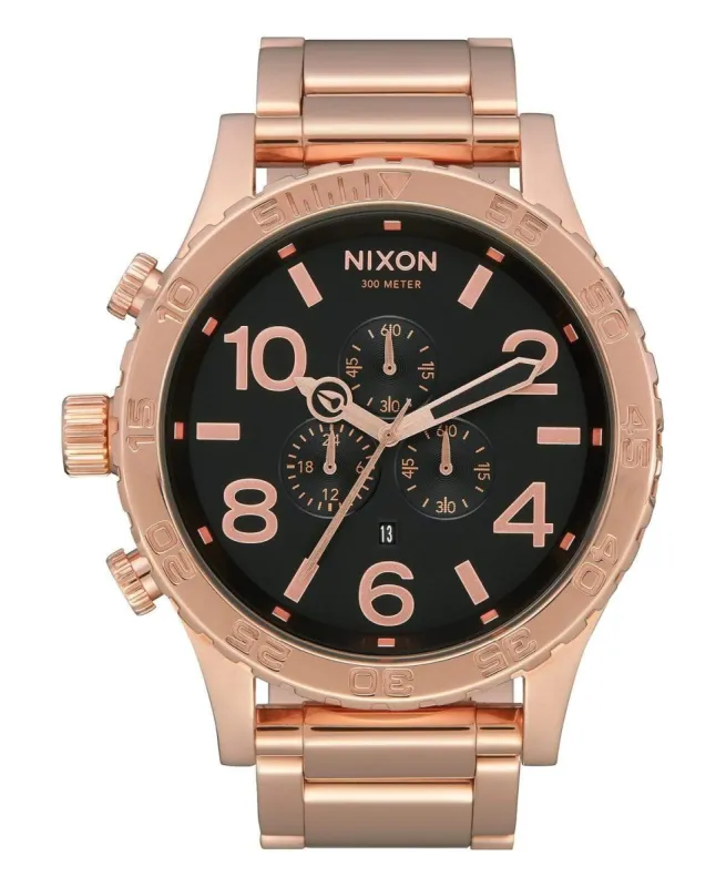 51-30 Chrono Watch All Rose Gold/Black sold by Neverland