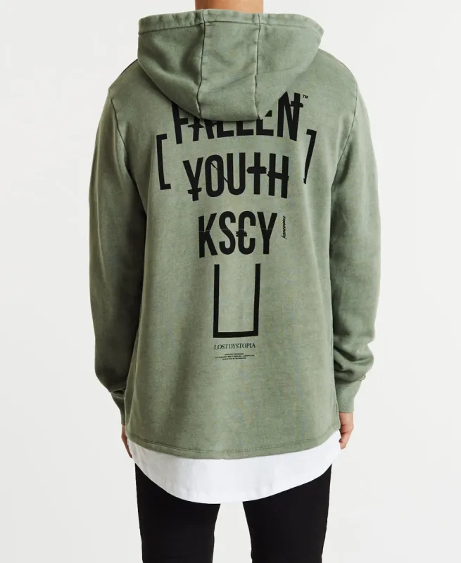 Empty Layered Hoodie Pigment Slate sold by Neverland