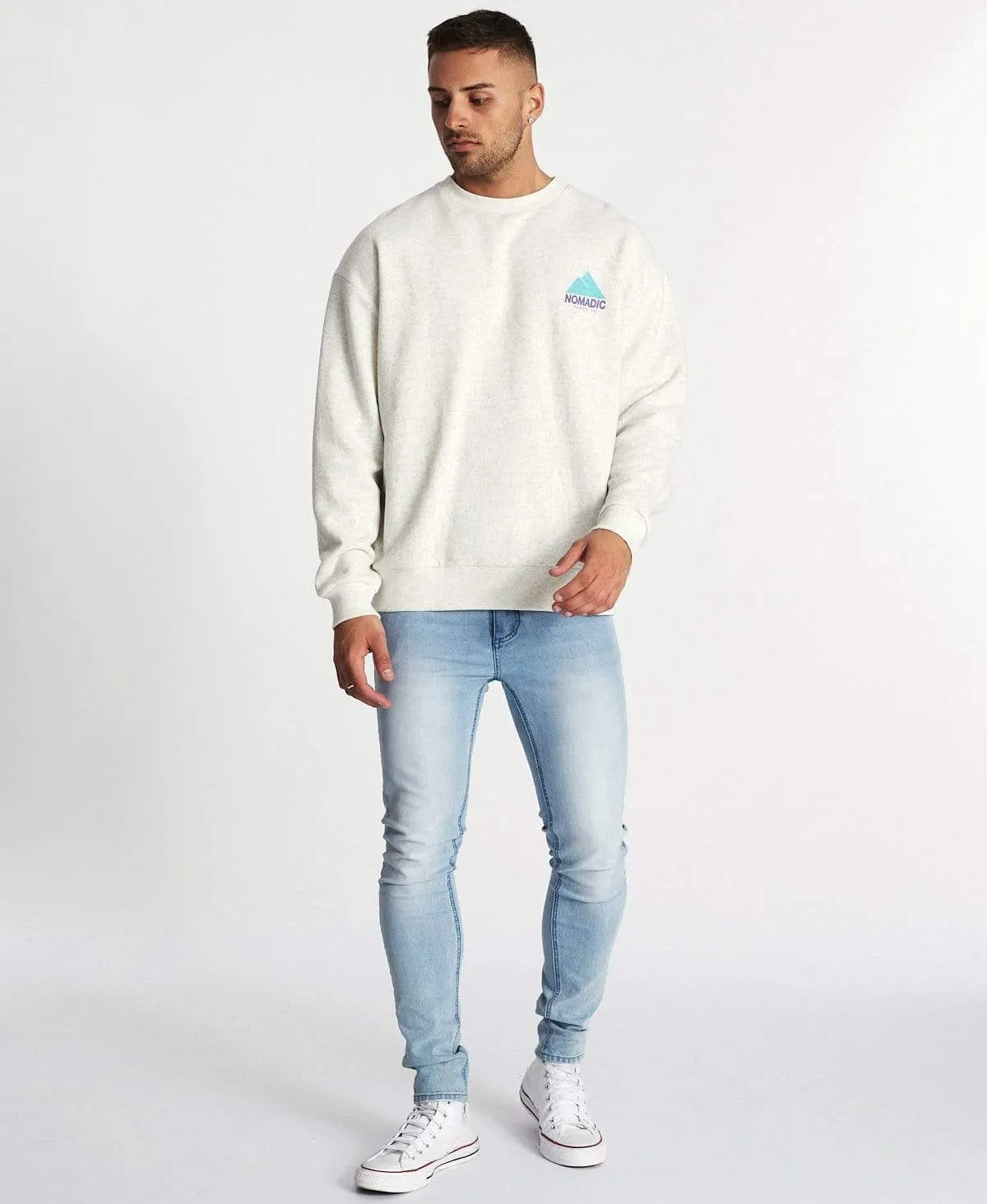 Winds Relaxed Jumper Snow Marle sold by Neverland product image thumbnail 4