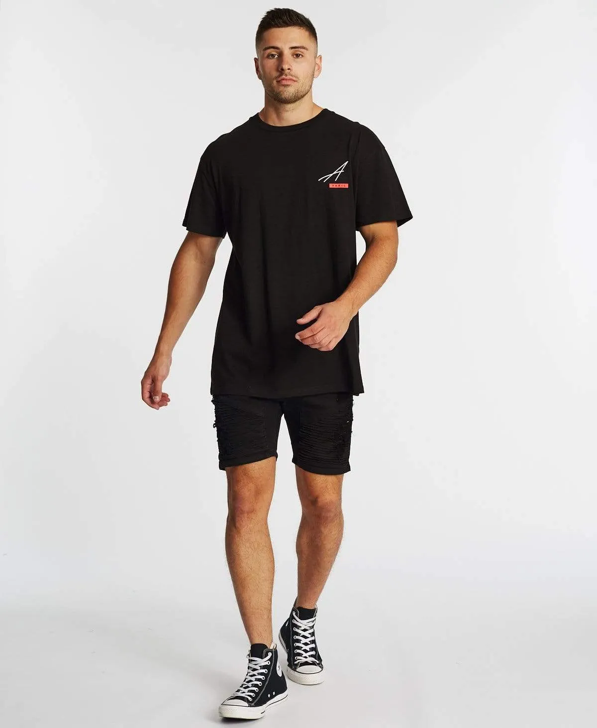 Richesse Oversized T-Shirt Jet Black sold by Neverland product image thumbnail 5