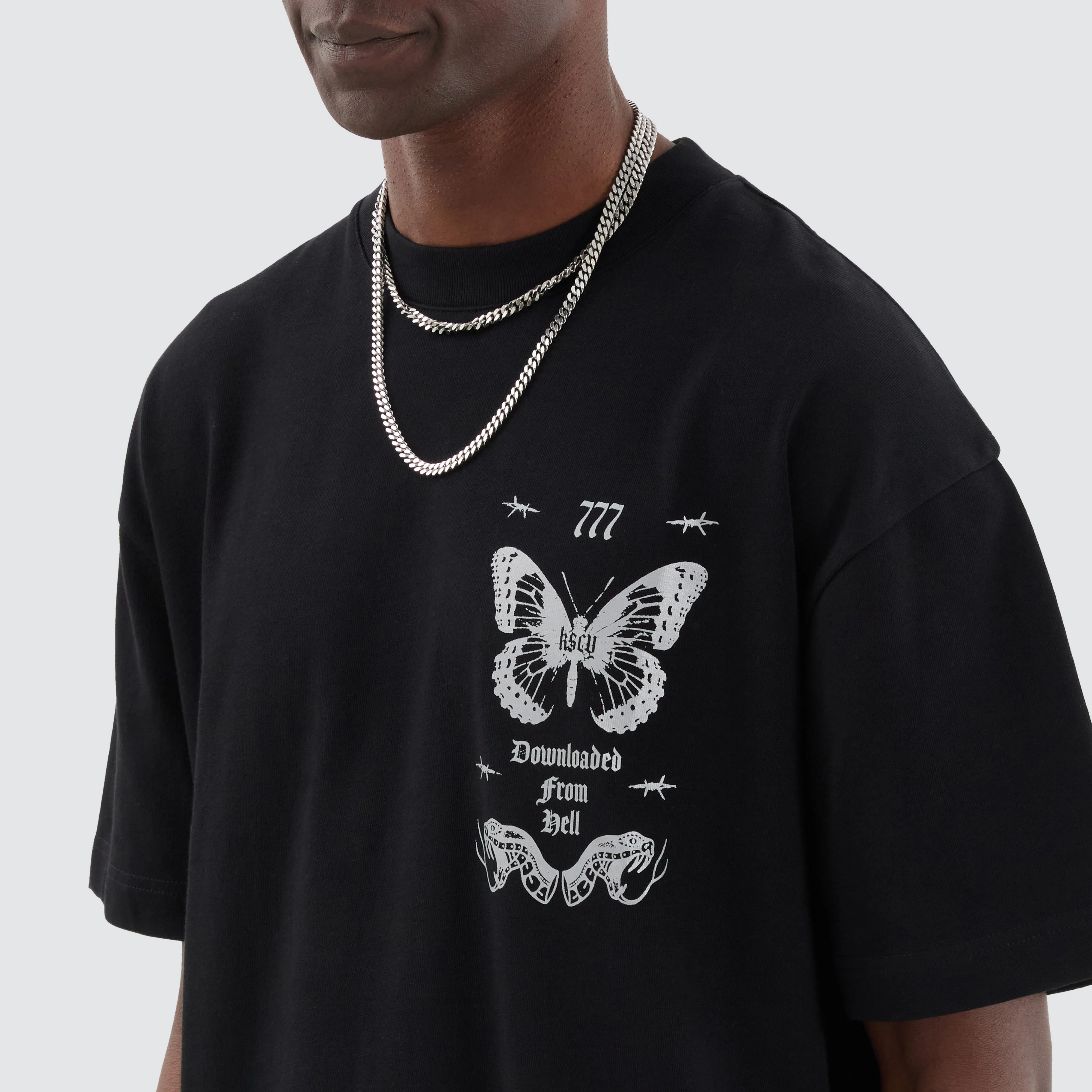 Download Street Tee Jet Black sold by Neverland product image thumbnail 5