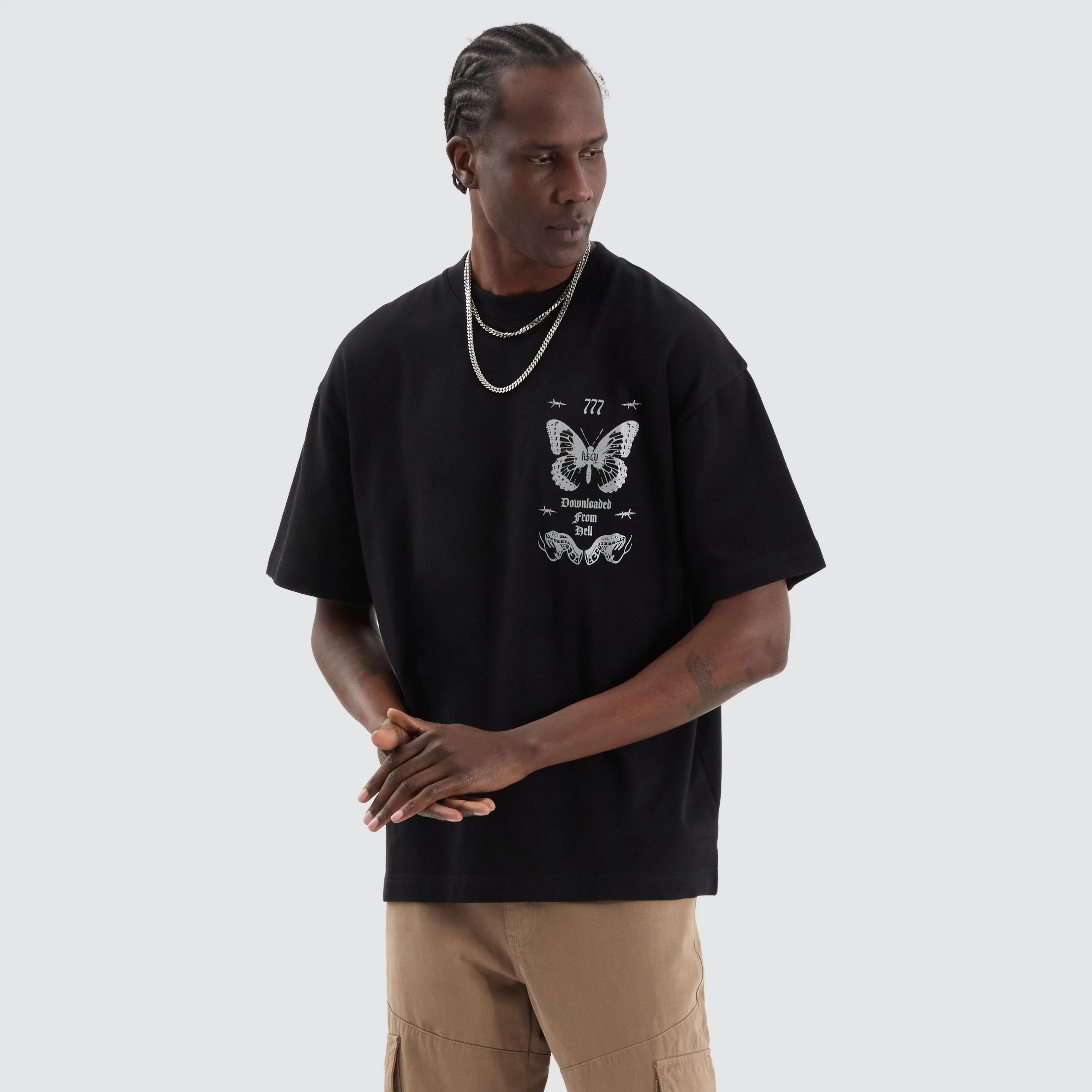 Download Street Tee Jet Black sold by Neverland product image thumbnail 3