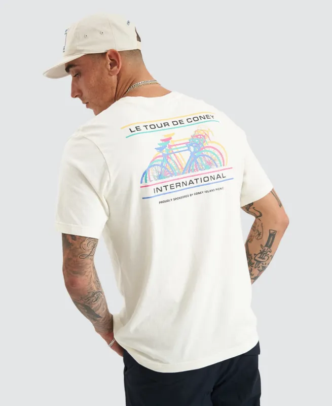 Tour T-Shirt Coconut White sold by Neverland