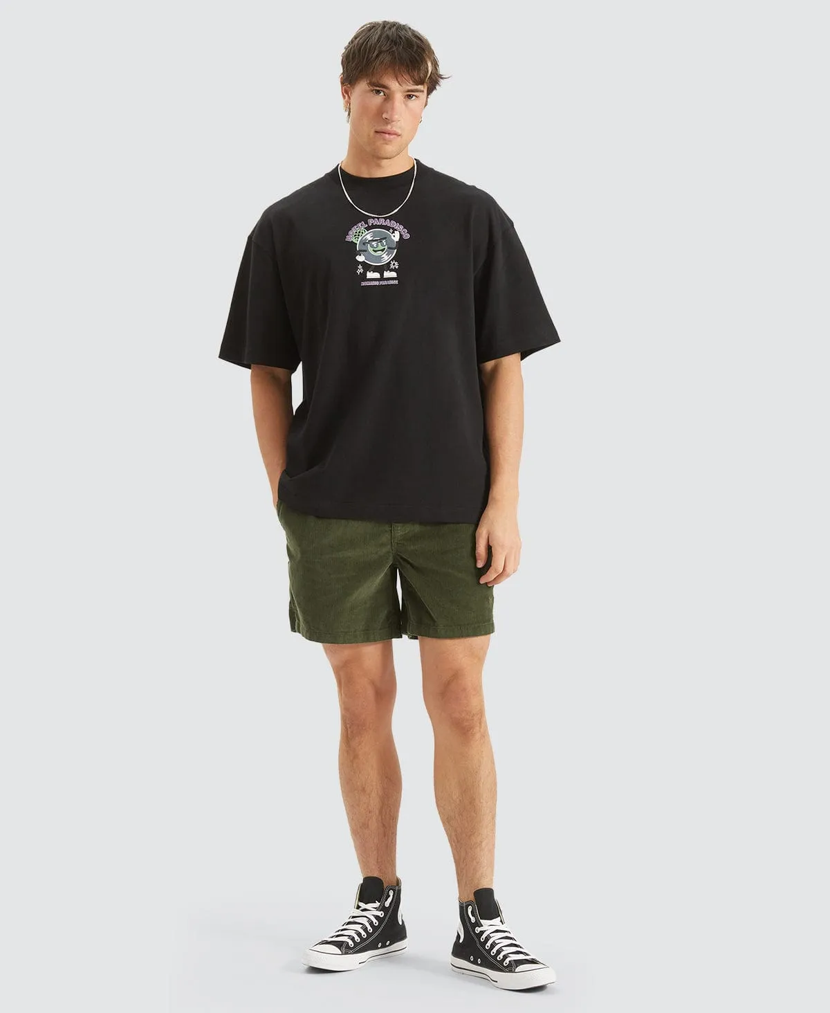 Paradisco Street Fit T-Shirt Black sold by Neverland product image thumbnail 3