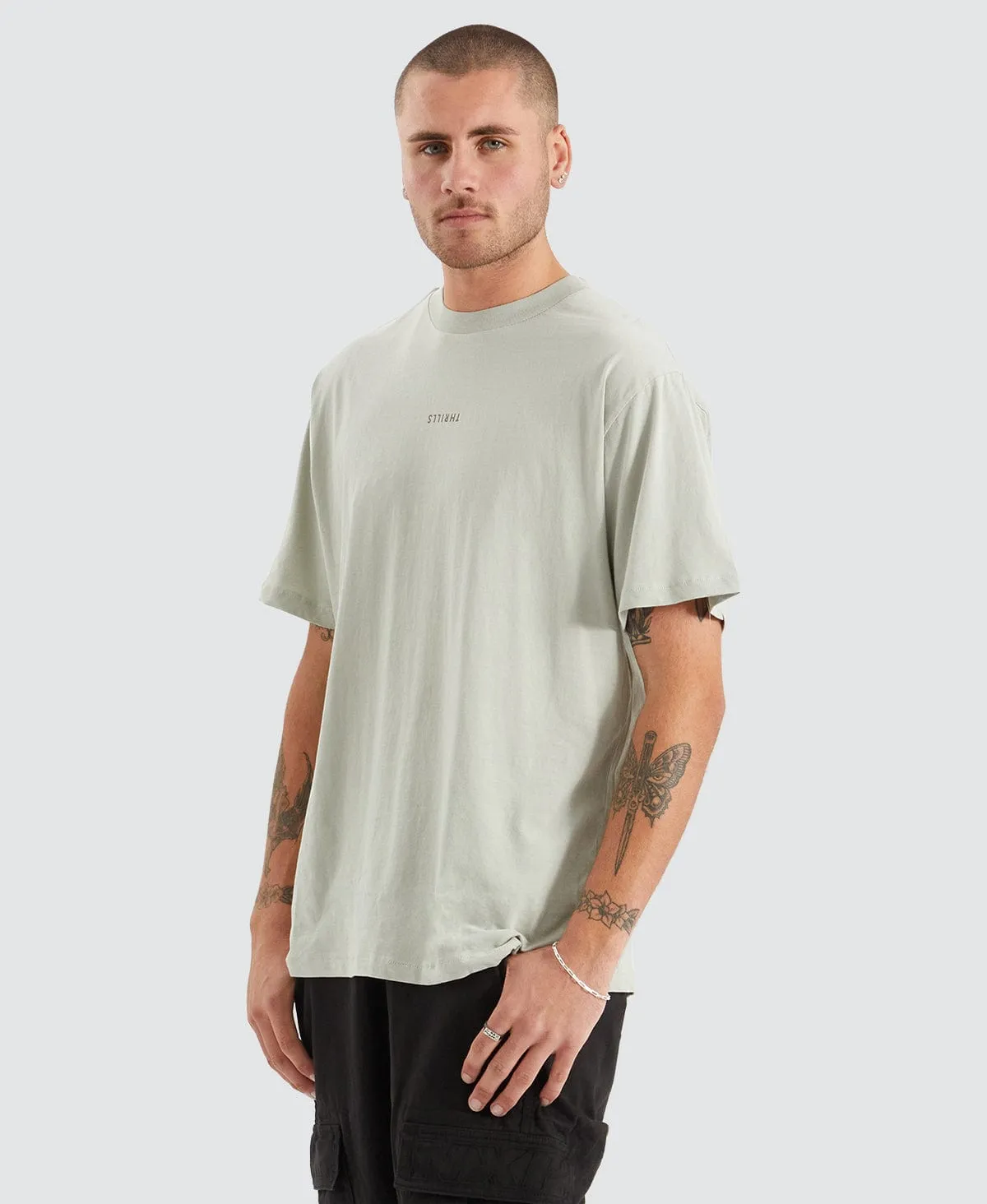 Minimal Thrills Merch Fit T-Shirt Sage sold by Neverland product image thumbnail 3