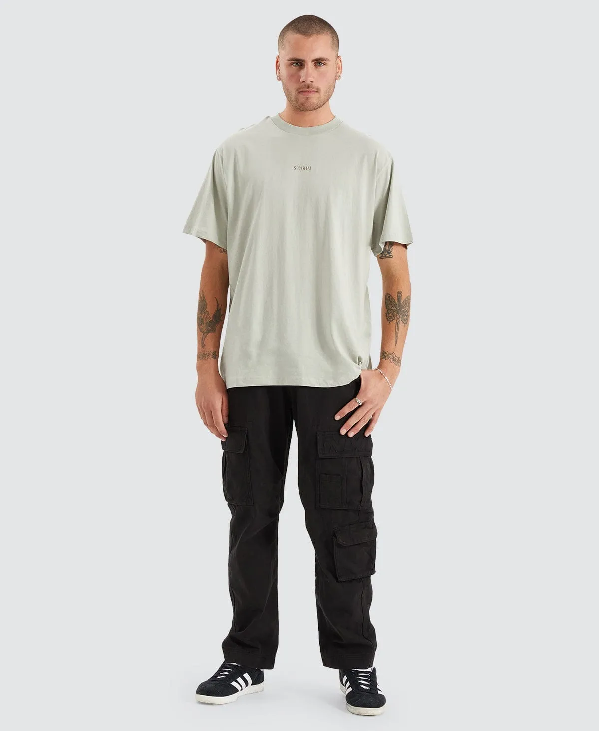 Minimal Thrills Merch Fit T-Shirt Sage sold by Neverland product image thumbnail 4