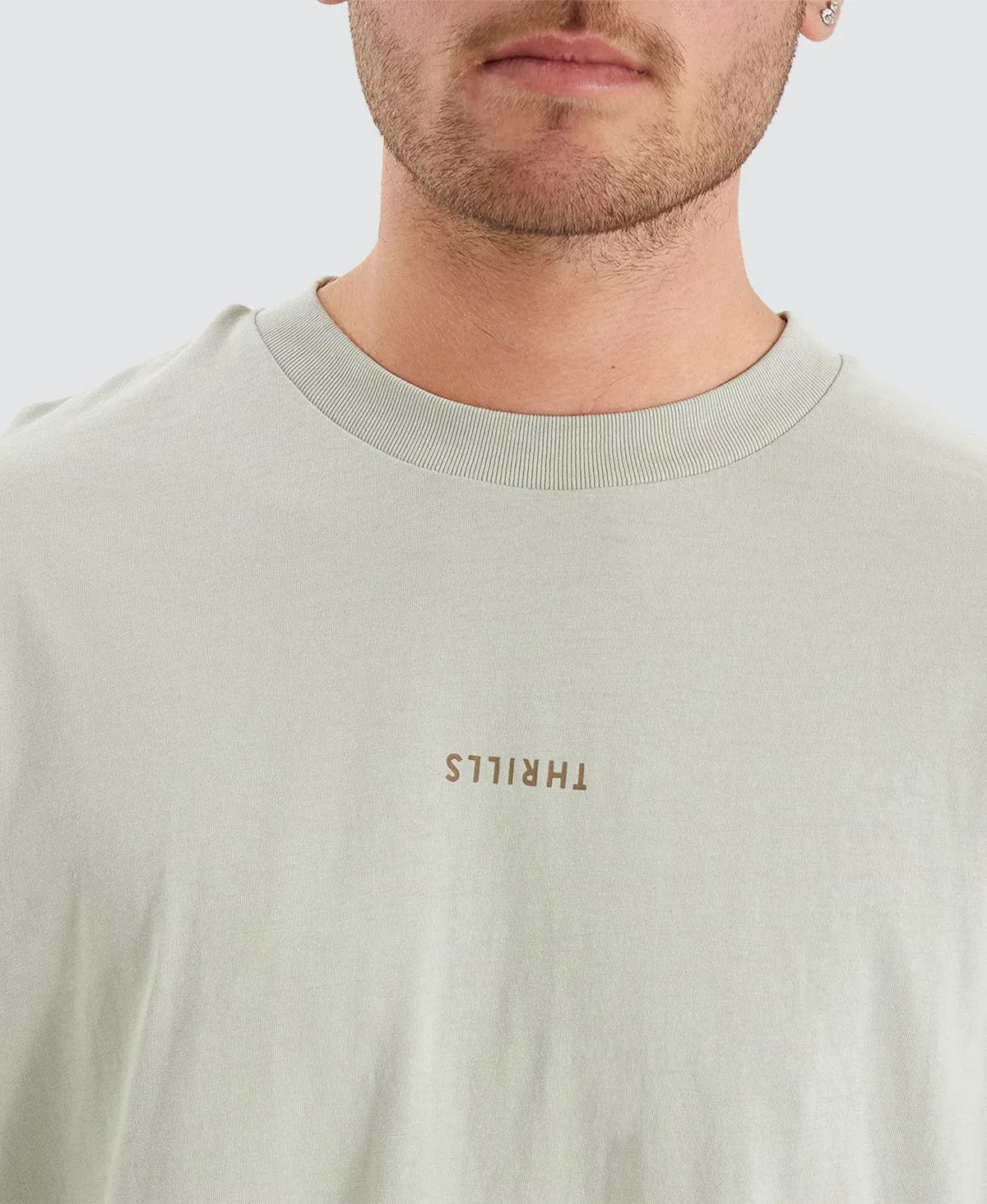 Minimal Thrills Merch Fit T-Shirt Sage sold by Neverland product image thumbnail 2