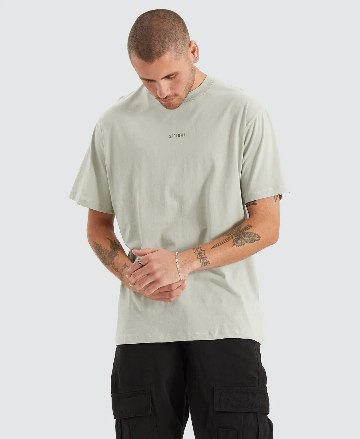 Minimal Thrills Merch Fit T-Shirt Sage sold by Neverland