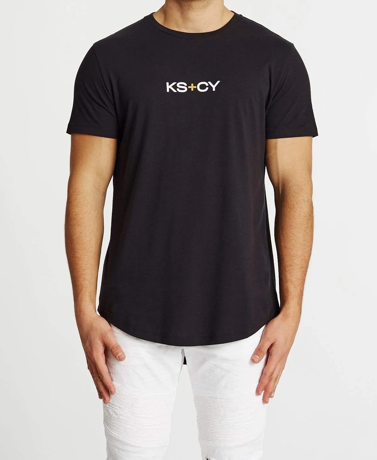 Apache Dual Curved T-Shirt Jet Black sold by Neverland product image thumbnail 2