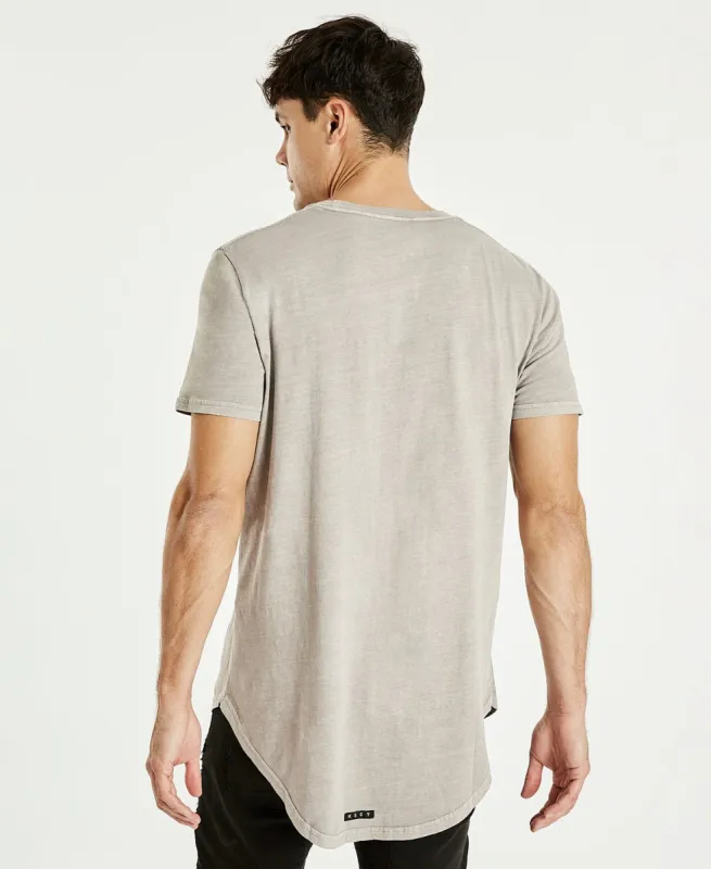 Essentials Dual Curved T-Shirt Pigment Gull Neutral sold by Neverland