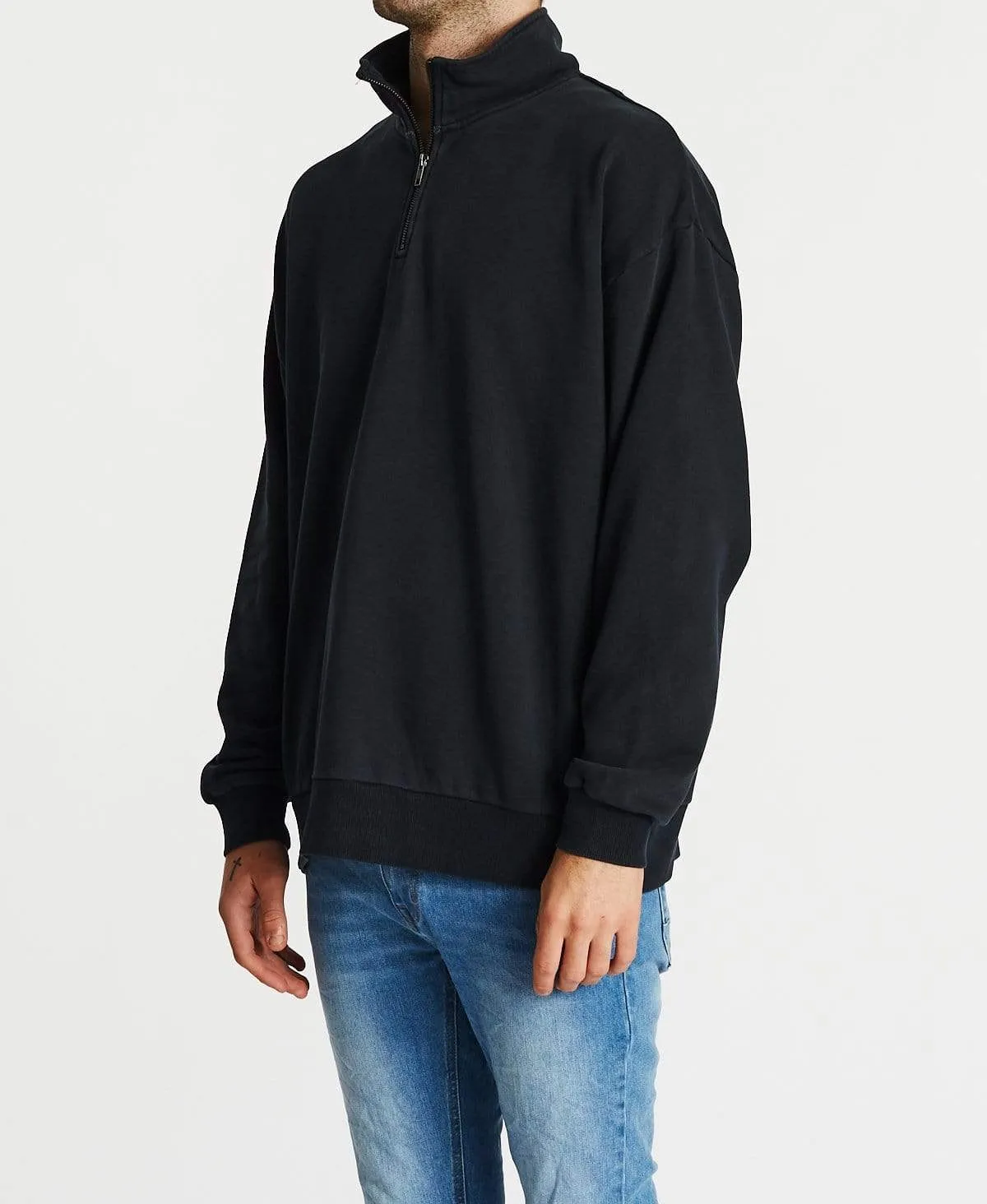 Solitary Pull Over Jumper Pigment Anthracite Black sold by Neverland product image thumbnail 3
