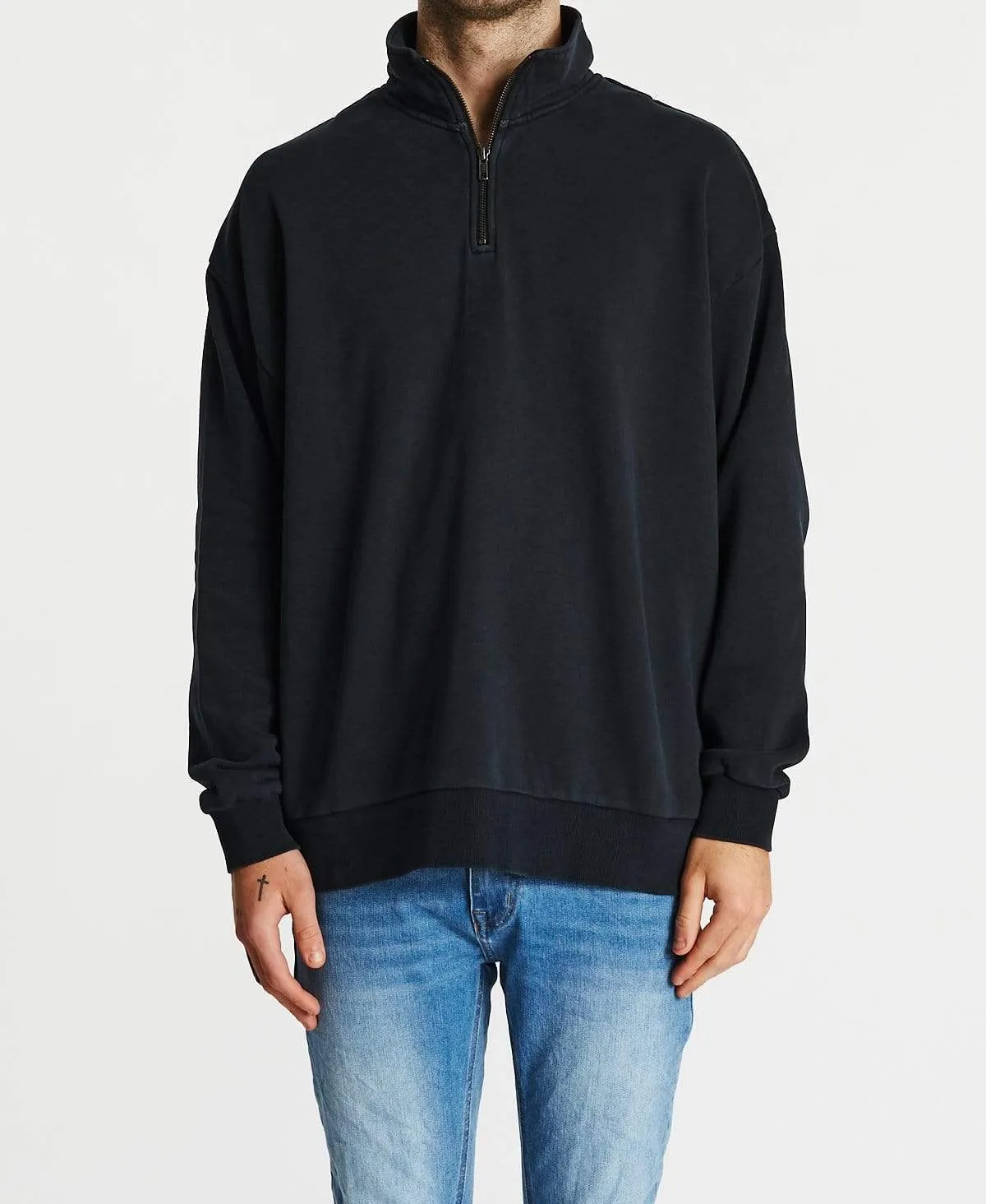 Solitary Pull Over Jumper Pigment Anthracite Black sold by Neverland product image thumbnail 2