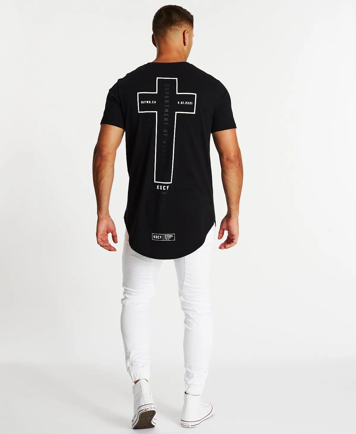 Oxidiser Dual Curved T-Shirt Jet Black sold by Neverland product image thumbnail 5