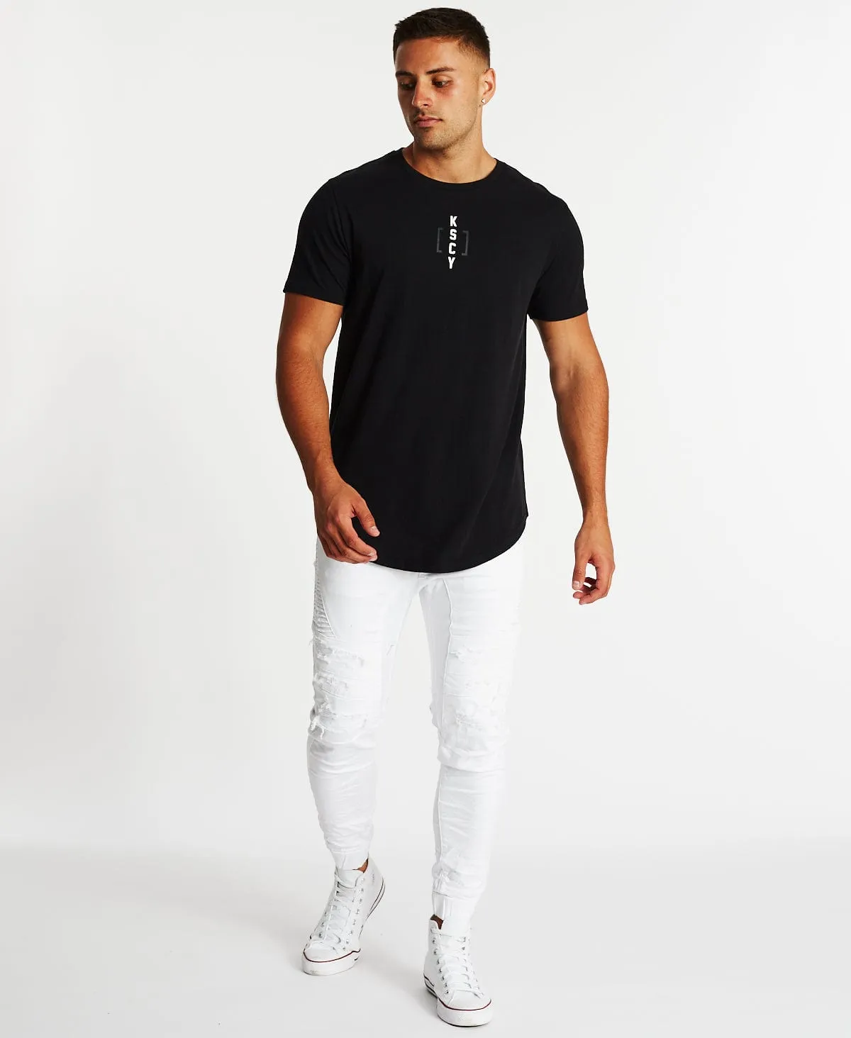 Oxidiser Dual Curved T-Shirt Jet Black sold by Neverland product image thumbnail 4