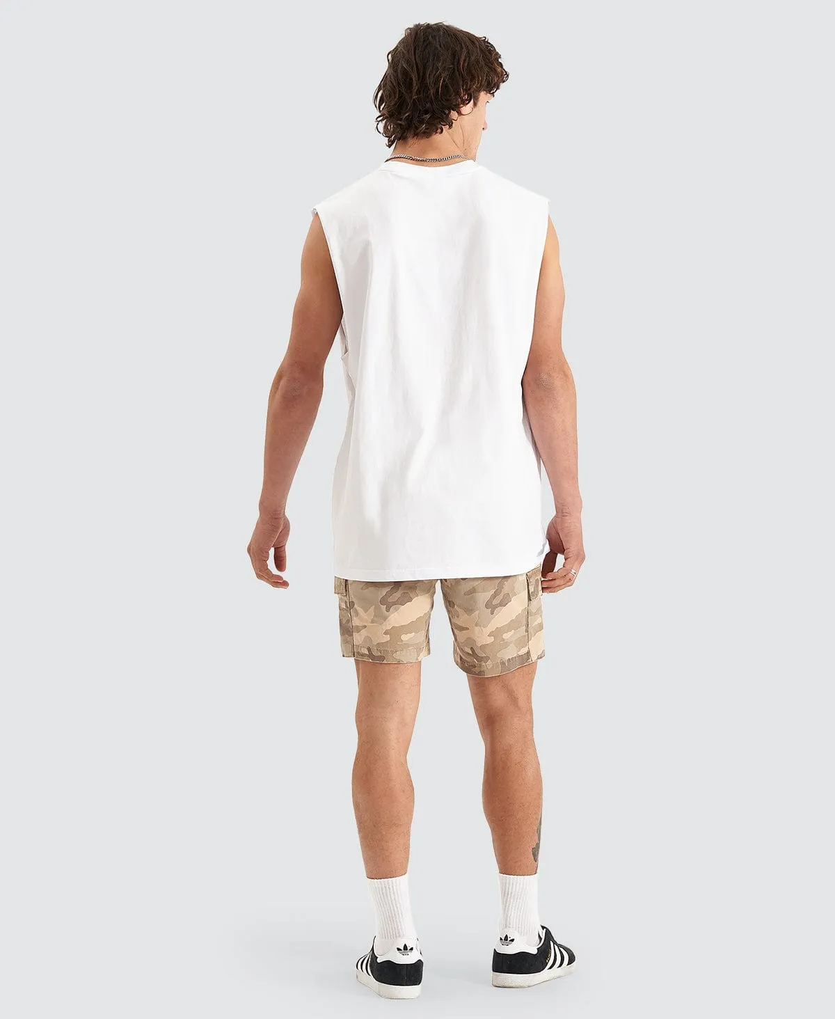 Division Relaxed Muscle Tee White sold by Neverland product image thumbnail 5