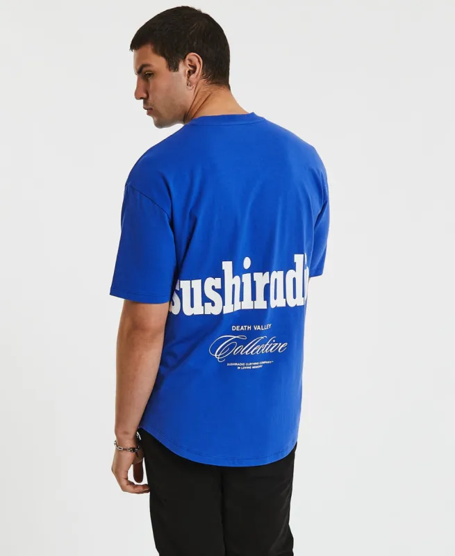 Triffid Box Fit Scoop T-Shirt Amparo Blue sold by Neverland