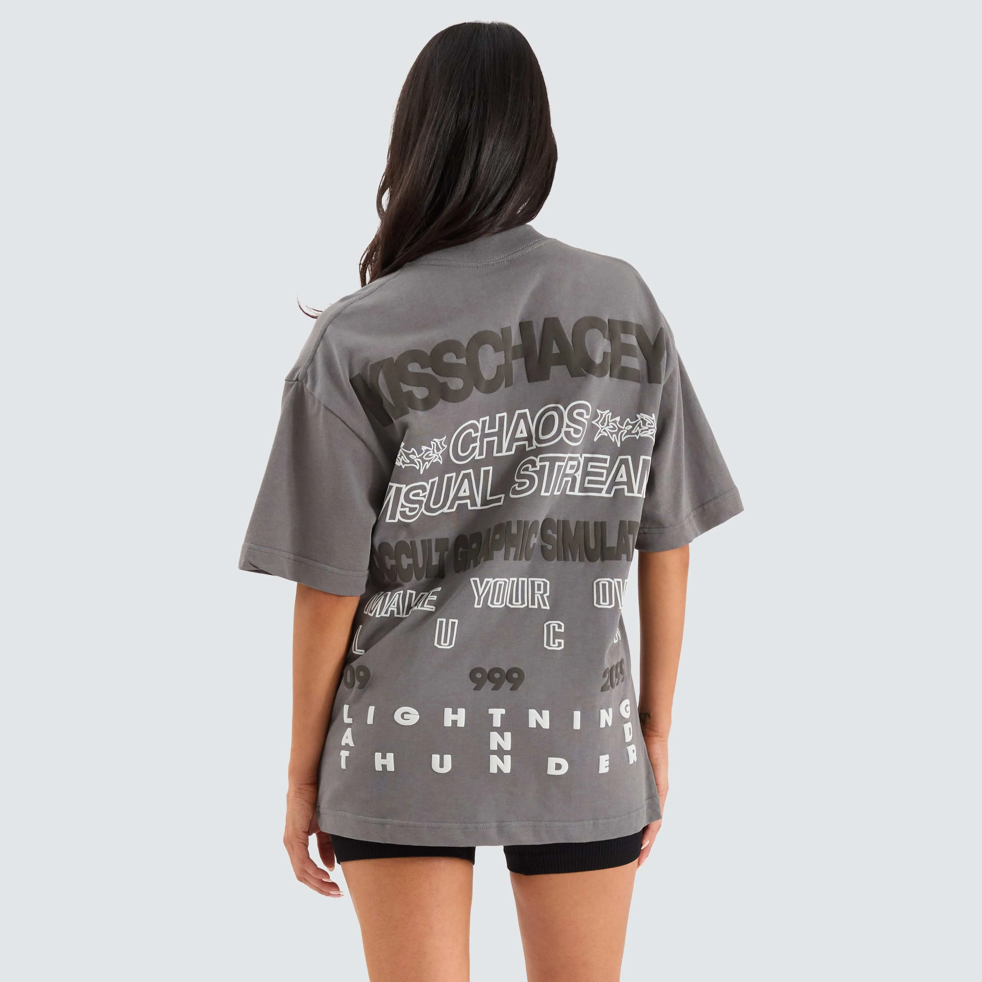 Stacker Street Tee Charcoal sold by Neverland product image thumbnail 4