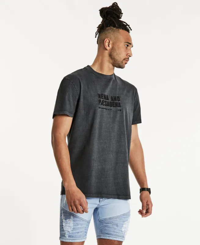 Blues Relaxed T-Shirt Pigment Black sold by Neverland