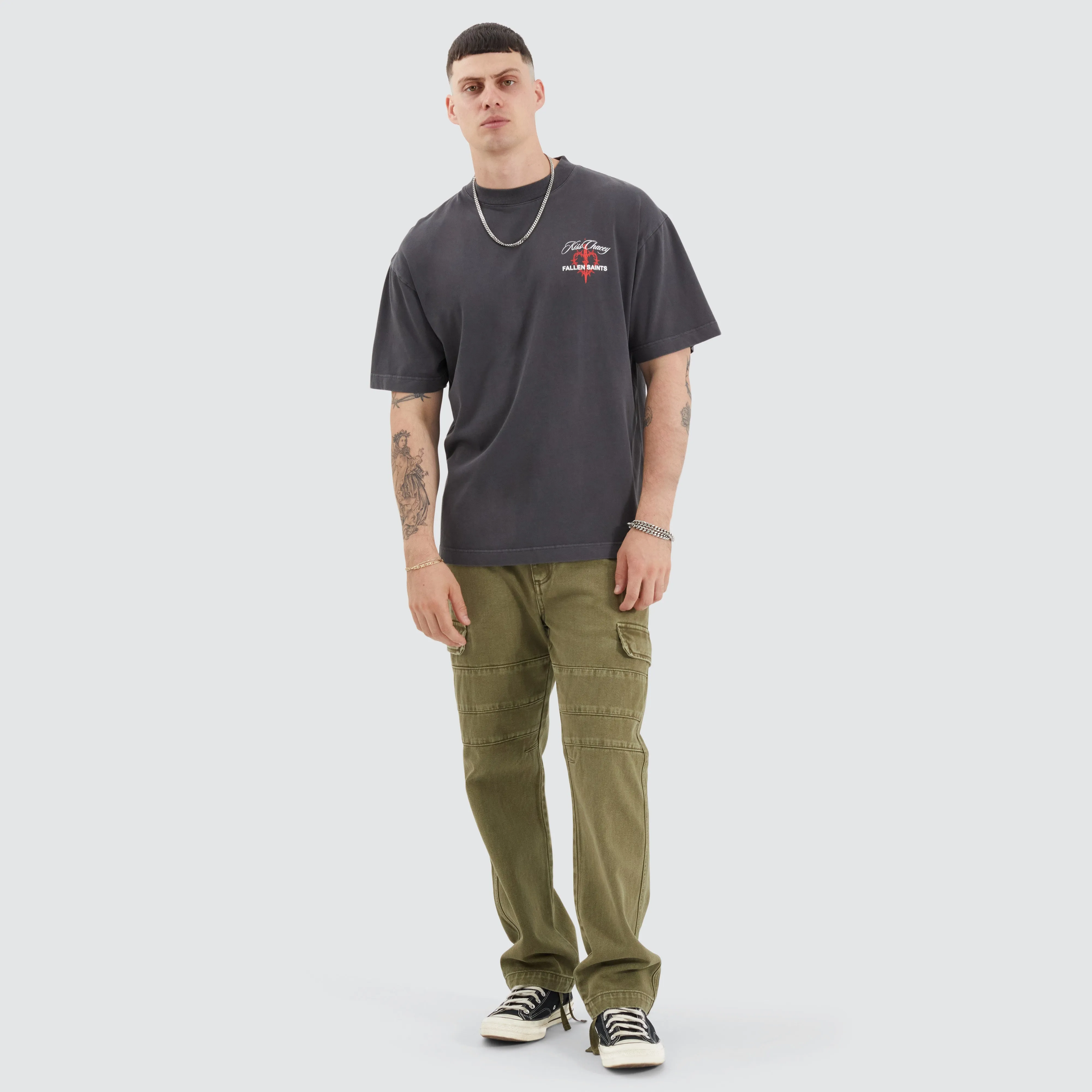 Volta Street Tee Pigment Asphalt sold by Neverland product image thumbnail 4