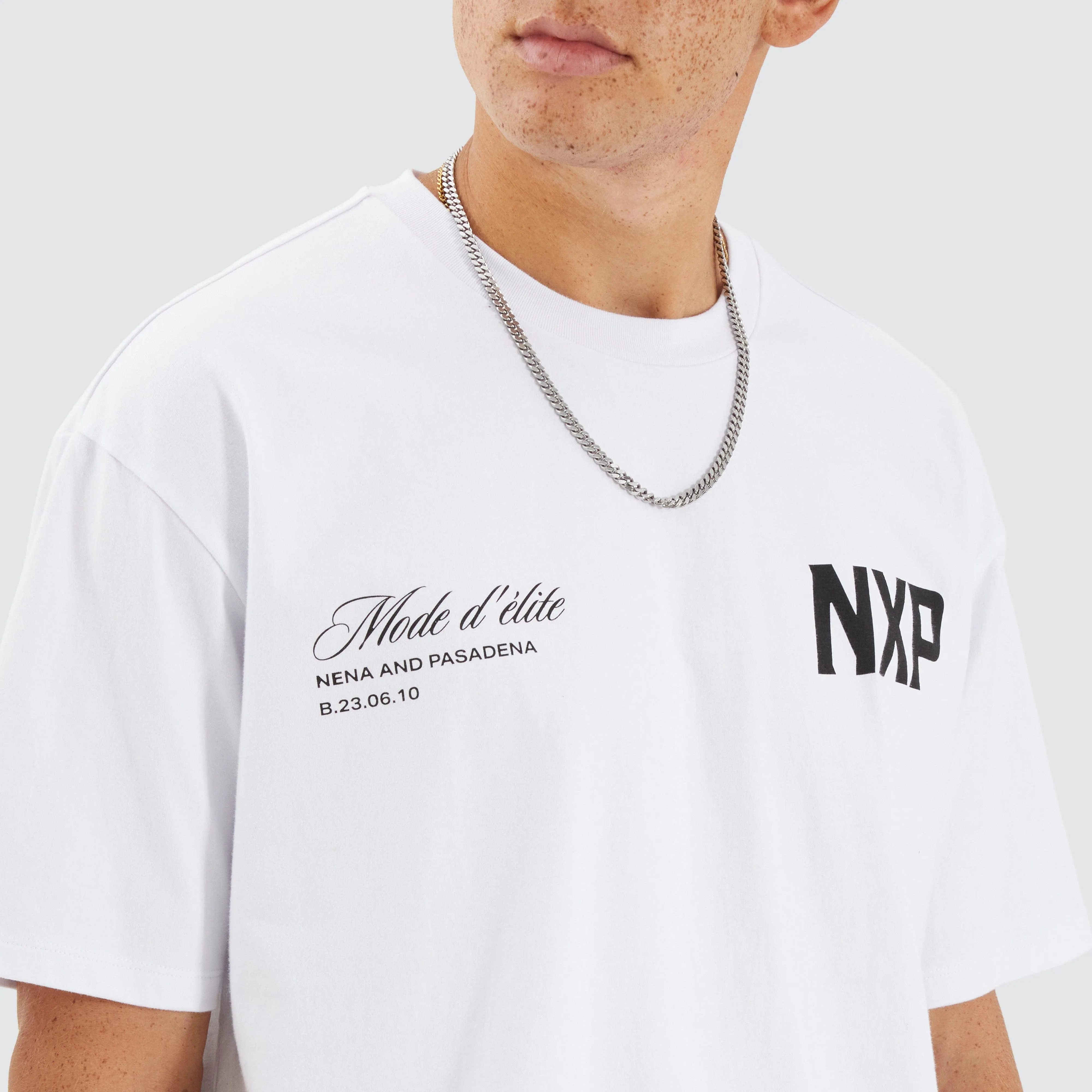 Central Box Fit Tee Optical White sold by Neverland product image thumbnail 2