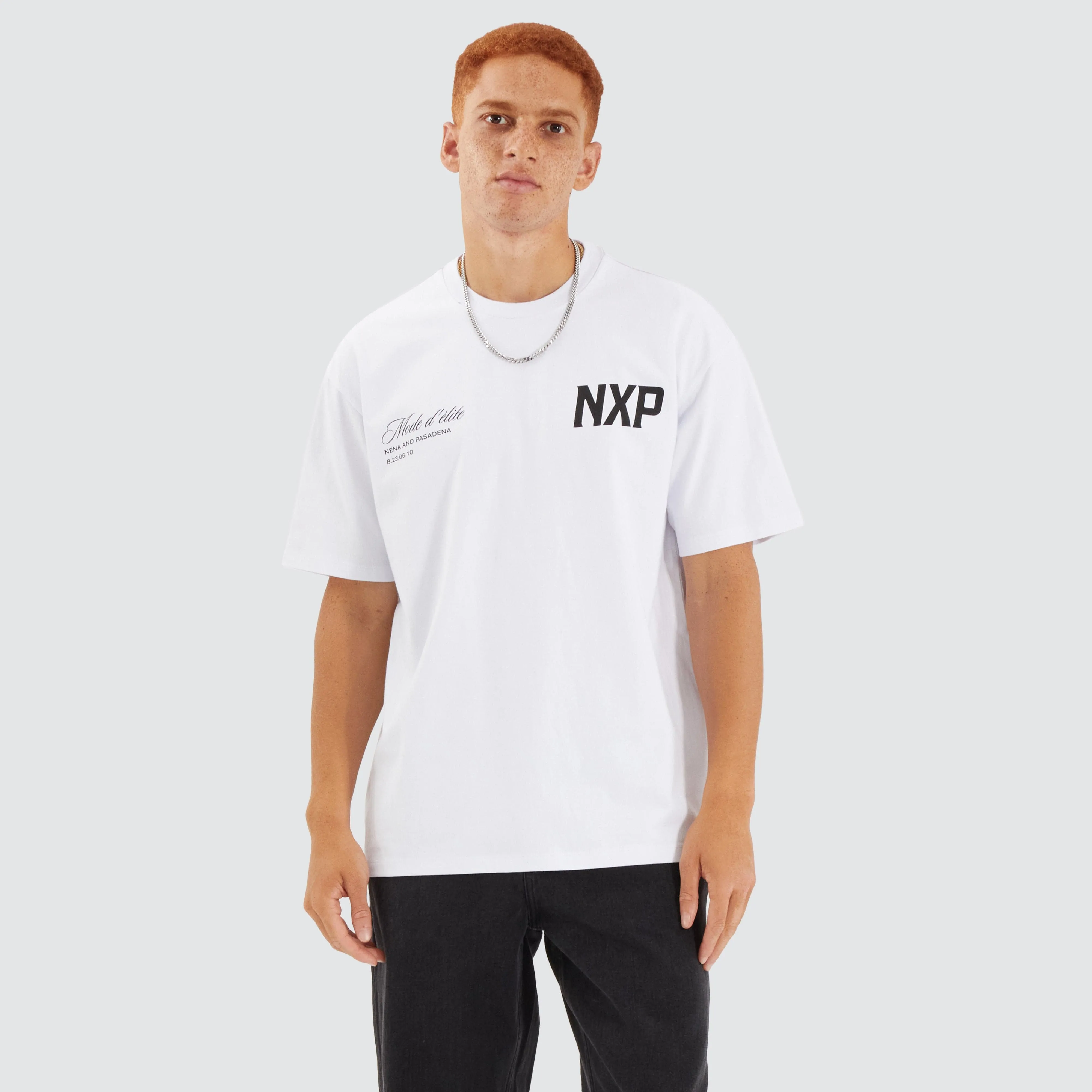 Central Box Fit Tee Optical White sold by Neverland product image thumbnail 3