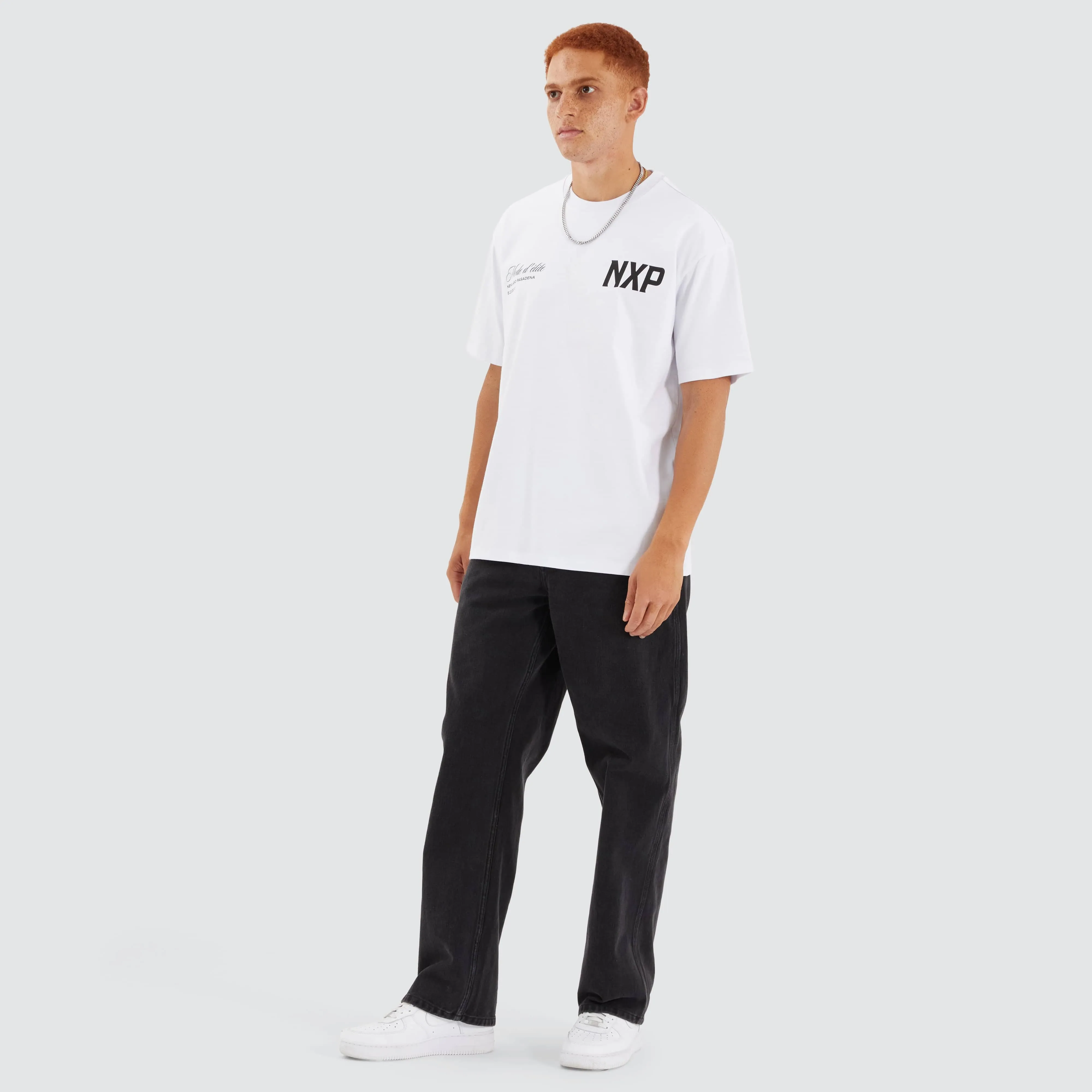 Central Box Fit Tee Optical White sold by Neverland product image thumbnail 4