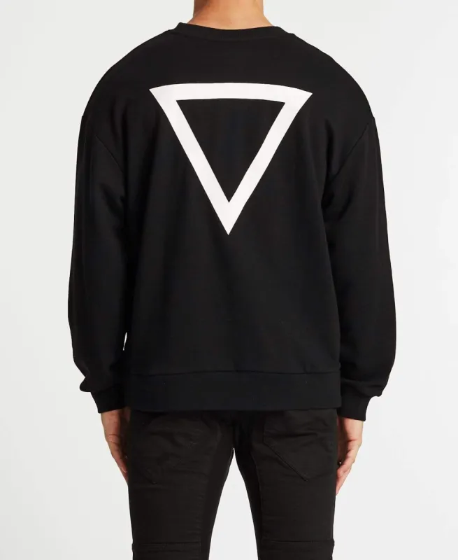 Symptoms Relaxed Fit Jumper Jet Black sold by Neverland