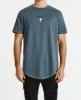 Deceive Dual Curved T-Shirt Pigment Slate sold by Neverland