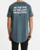 Deceive Dual Curved T-Shirt Pigment Slate sold by Neverland