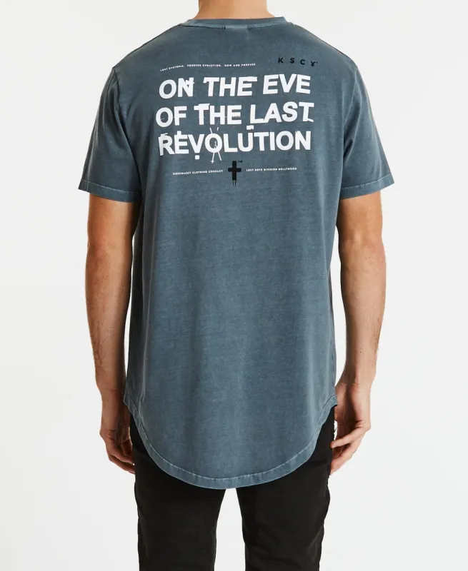 Deceive Dual Curved T-Shirt Pigment Slate sold by Neverland