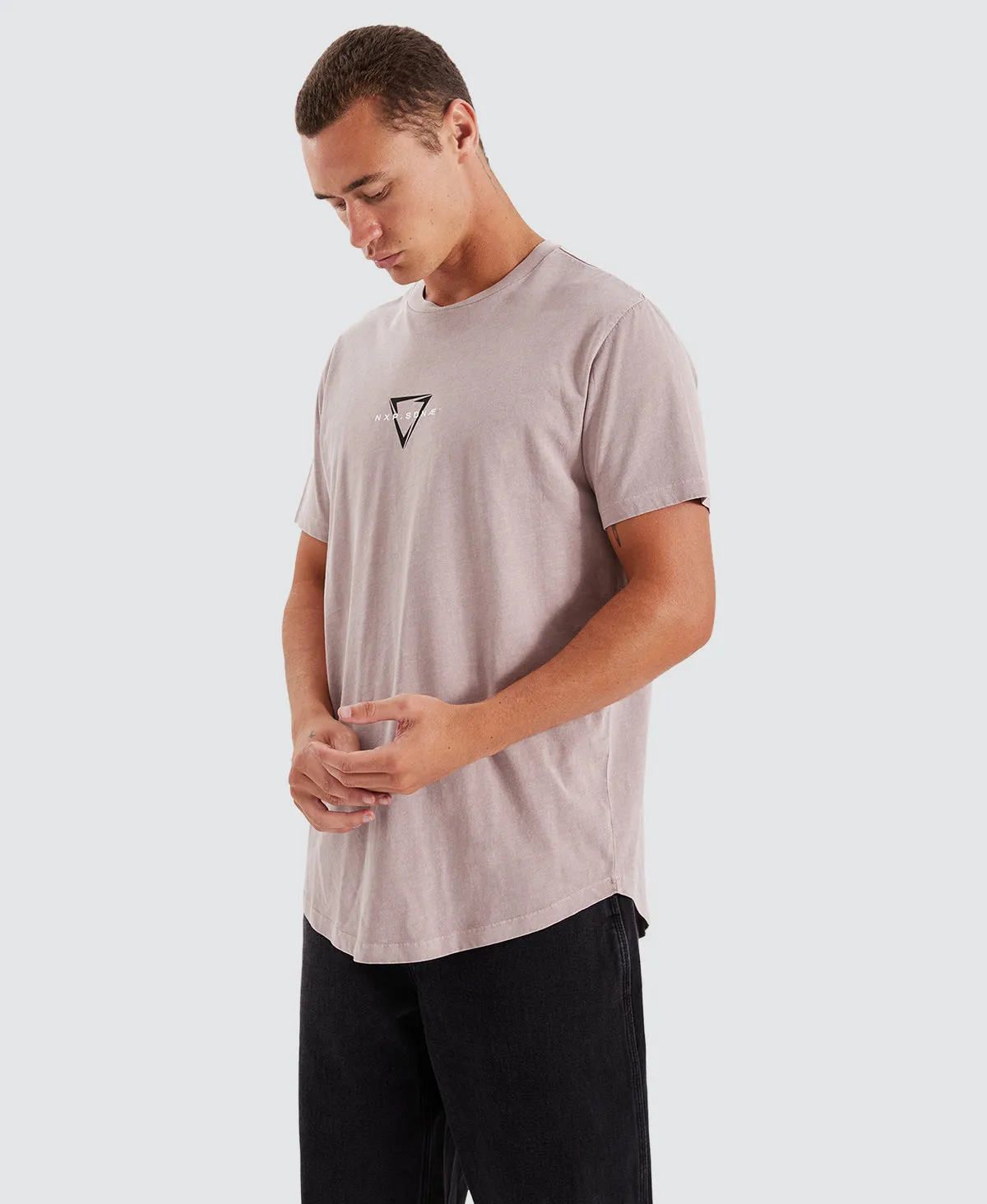 Downforce Dual Curved Tee Pigment Etherea sold by Neverland product image thumbnail 3