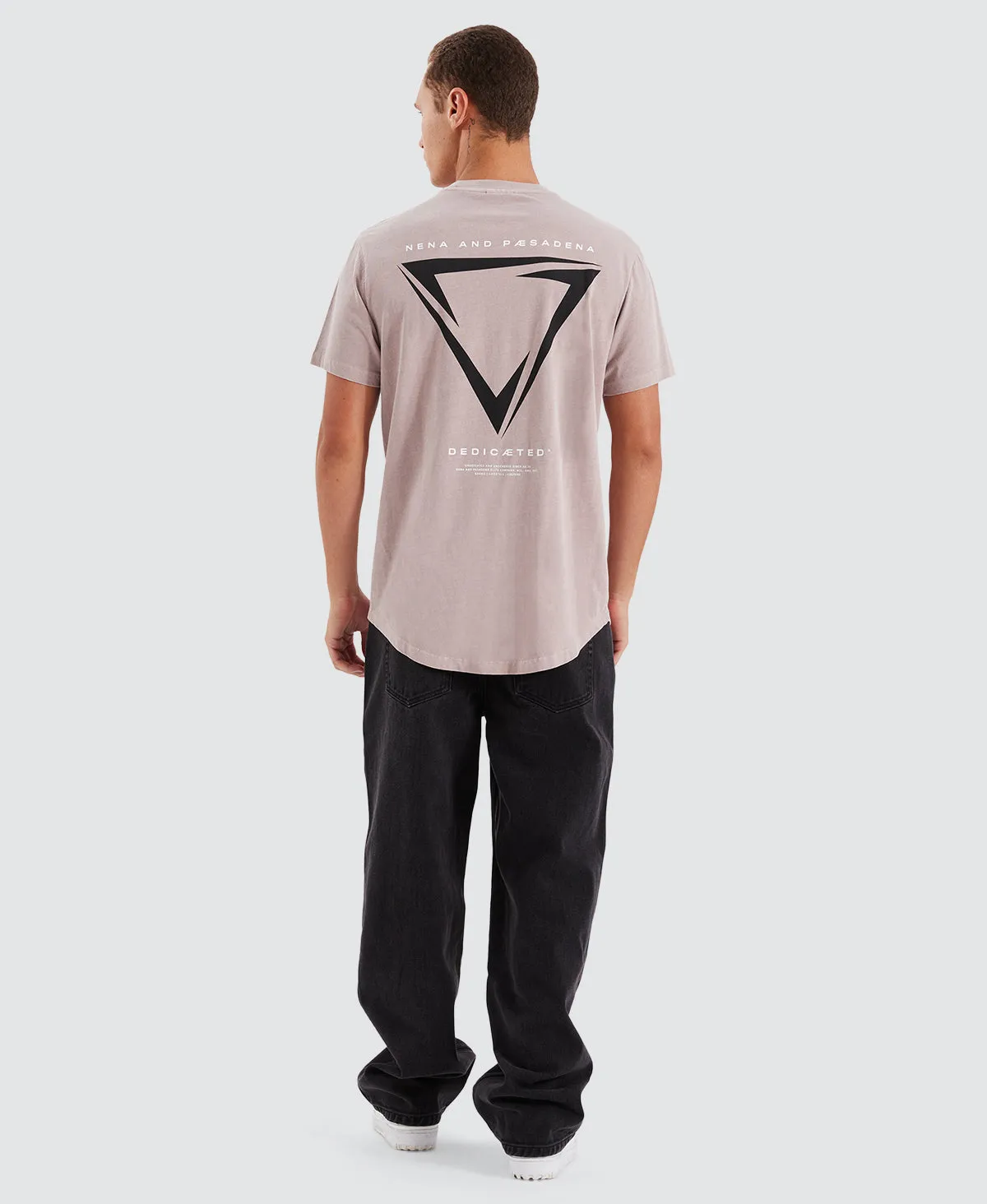 Downforce Dual Curved Tee Pigment Etherea sold by Neverland product image thumbnail 5