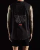 Resist Scoop Back Muscle Tee Jet Black sold by Neverland