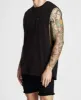 Resist Scoop Back Muscle Tee Jet Black sold by Neverland