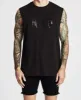 Resist Scoop Back Muscle Tee Jet Black sold by Neverland