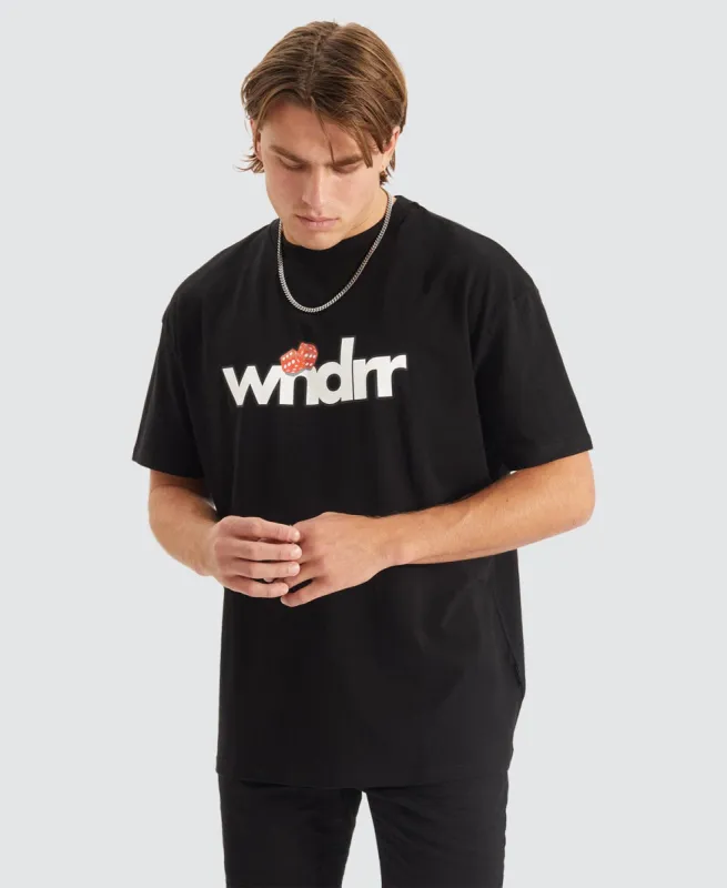 High Roll Box Fit T-Shirt Black sold by Neverland