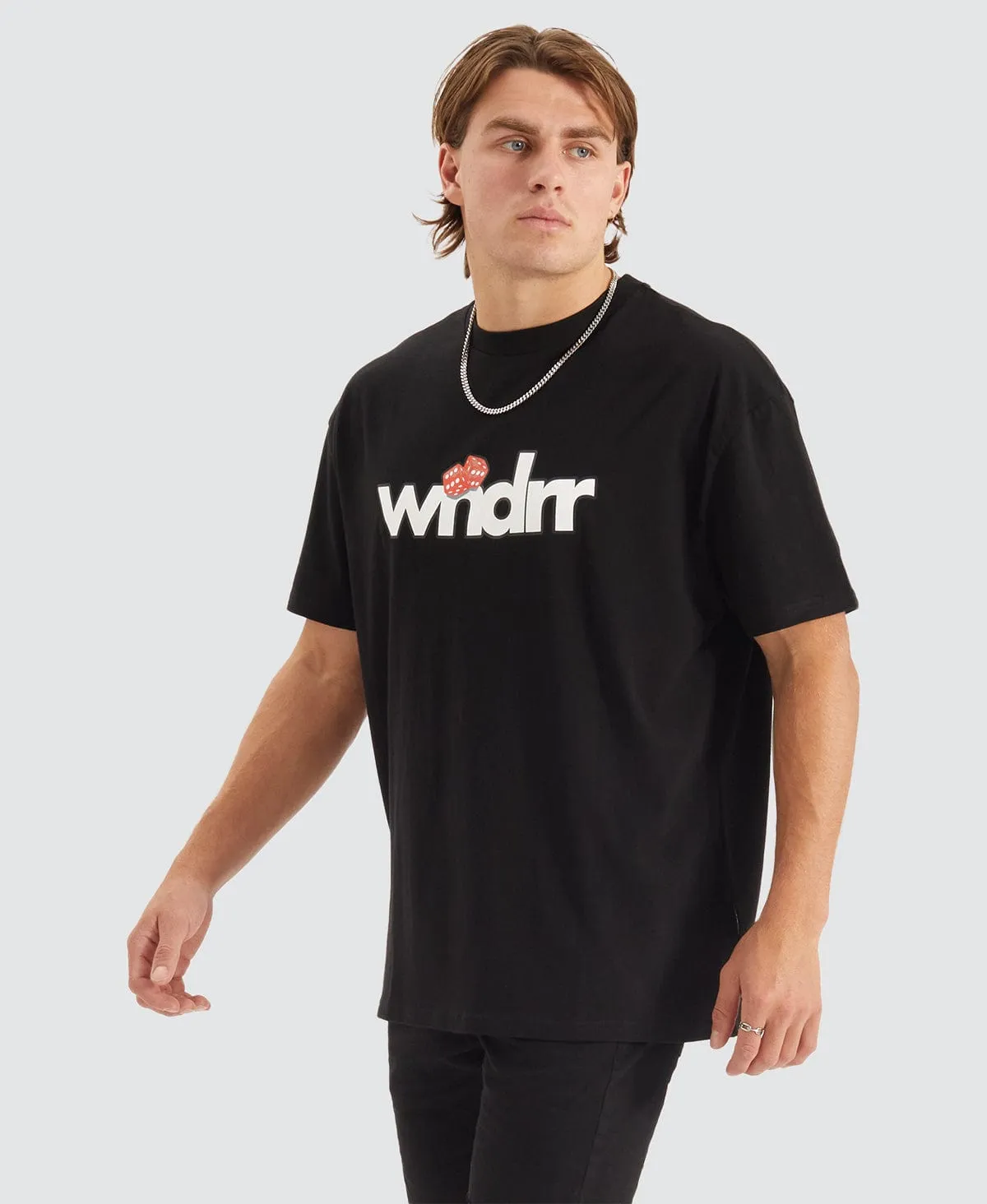 High Roll Box Fit T-Shirt Black sold by Neverland product image thumbnail 4