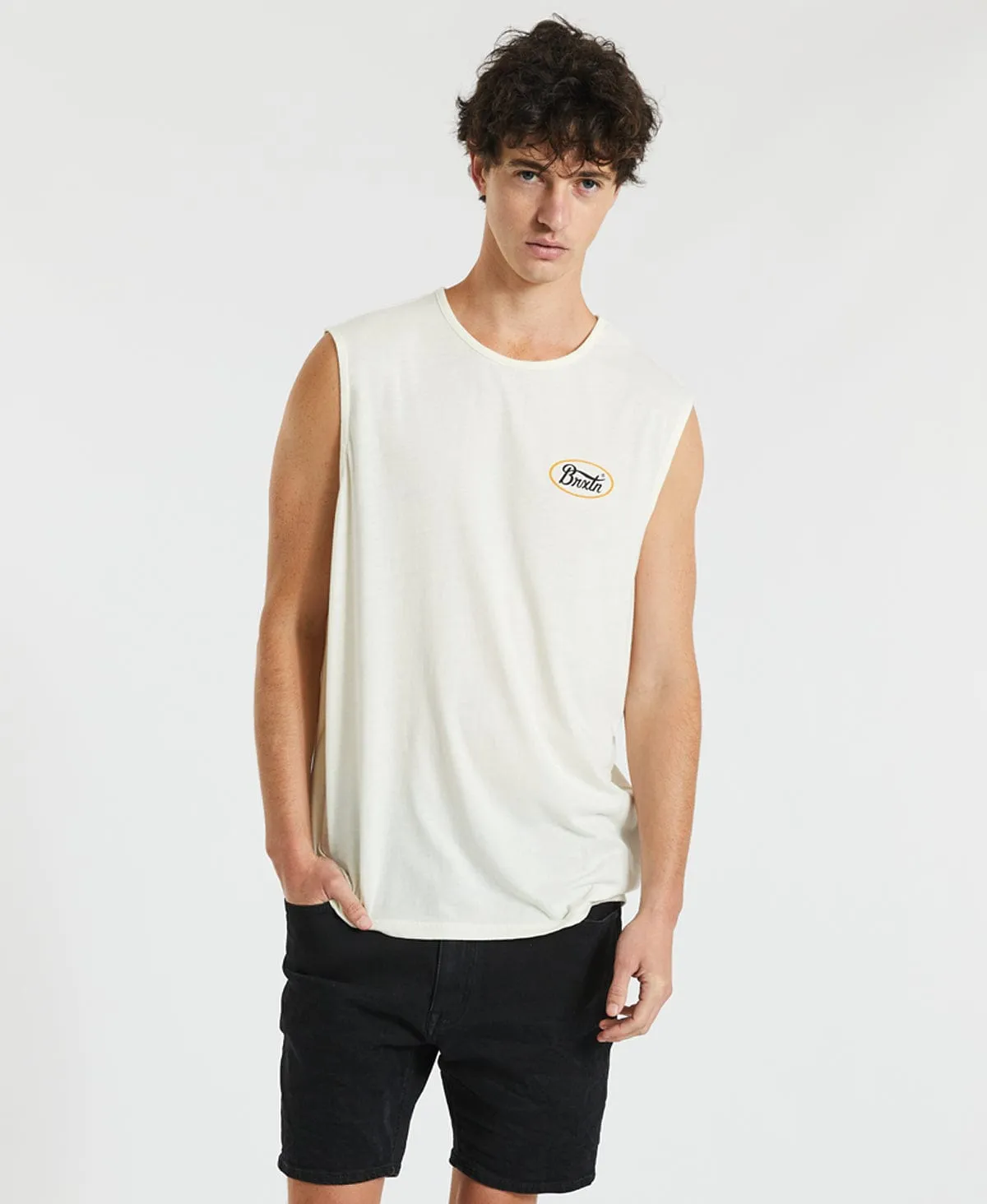 Parsons Muscle Tee Off White sold by Neverland product image thumbnail 3