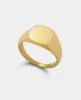 Minimal Signet Ring Gold sold by Neverland