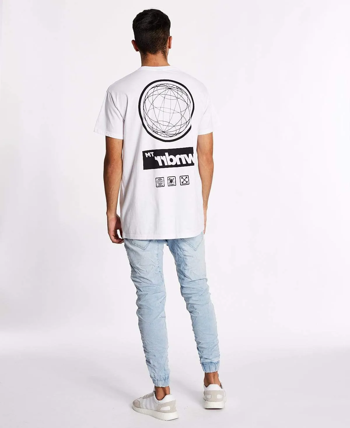 Shuffle Custom Fit T-Shirt White sold by Neverland product image thumbnail 5