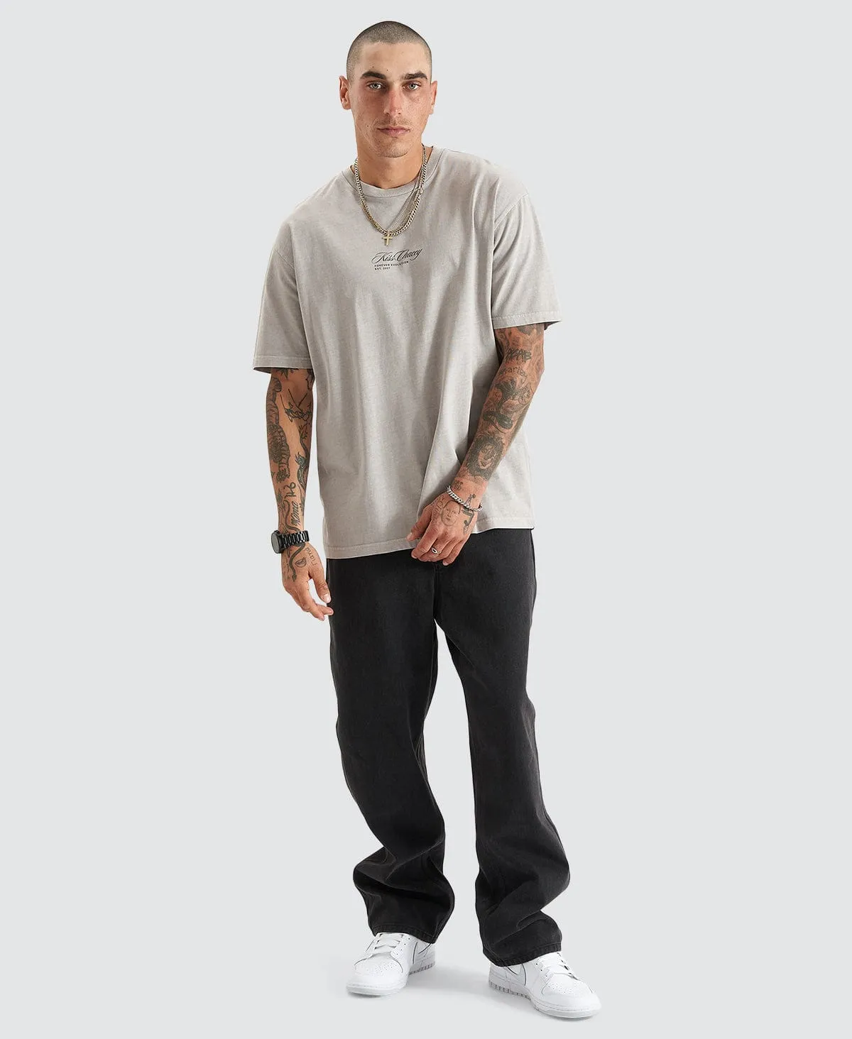 East-7 Heavy Box Fit Tee Pigment Dove sold by Neverland product image thumbnail 5