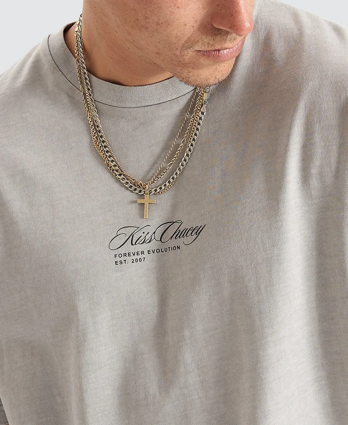 East-7 Heavy Box Fit Tee Pigment Dove sold by Neverland product image thumbnail 4