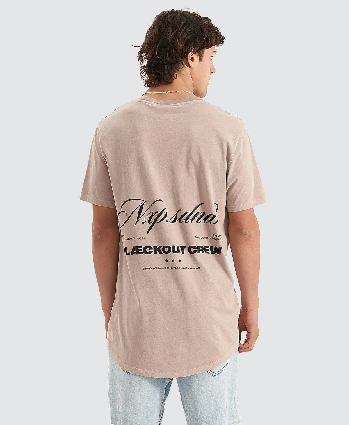 Credence Cape Back T-Shirt Pigment Grey sold by Neverland product image thumbnail 2