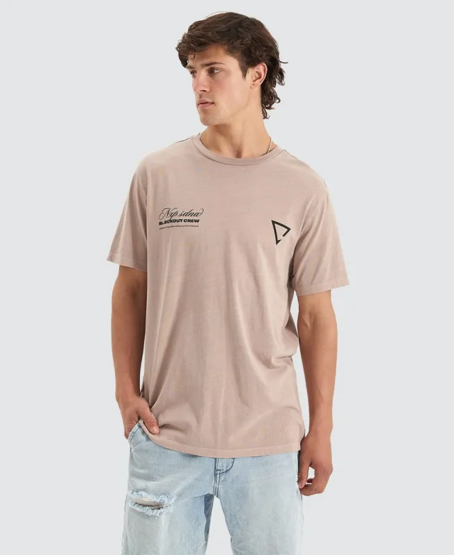 Credence Cape Back T-Shirt Pigment Grey sold by Neverland