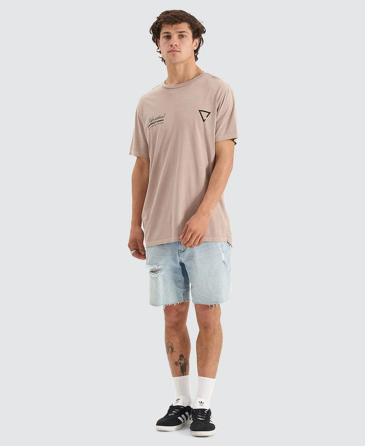 Credence Cape Back T-Shirt Pigment Grey sold by Neverland product image thumbnail 3