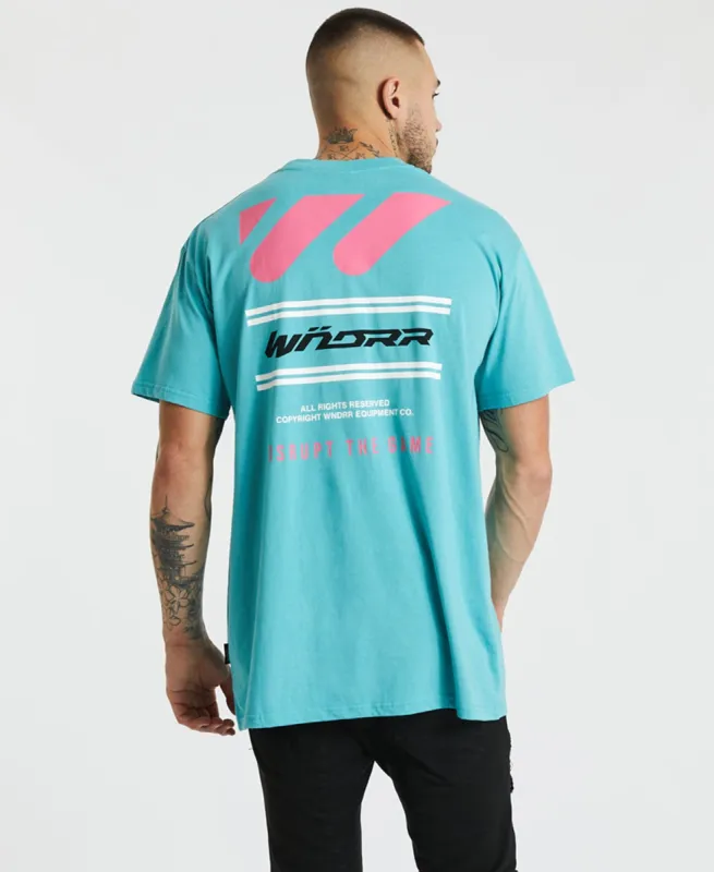 Drop Centre Custom Fit T-Shirt Teal sold by Neverland