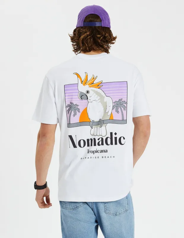 Trade Relaxed Tee Optical White sold by Neverland