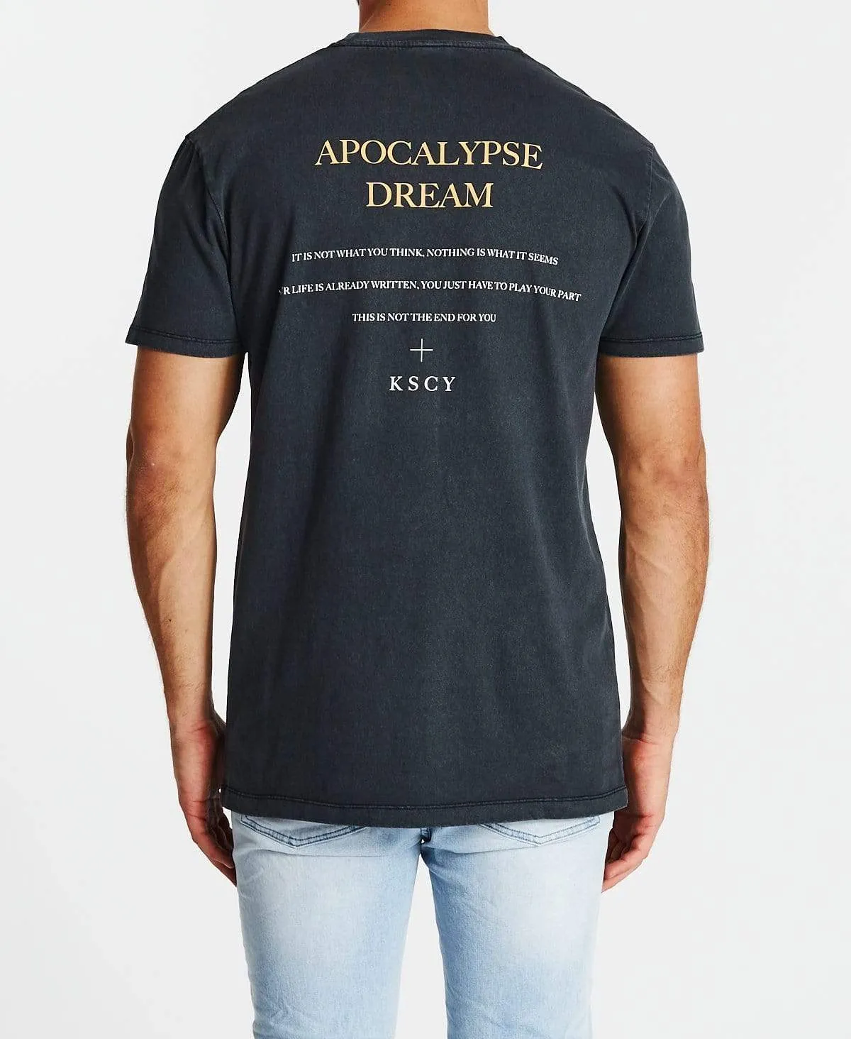 Farewell Relaxed T-Shirt Pigment Black sold by Neverland product image thumbnail 2