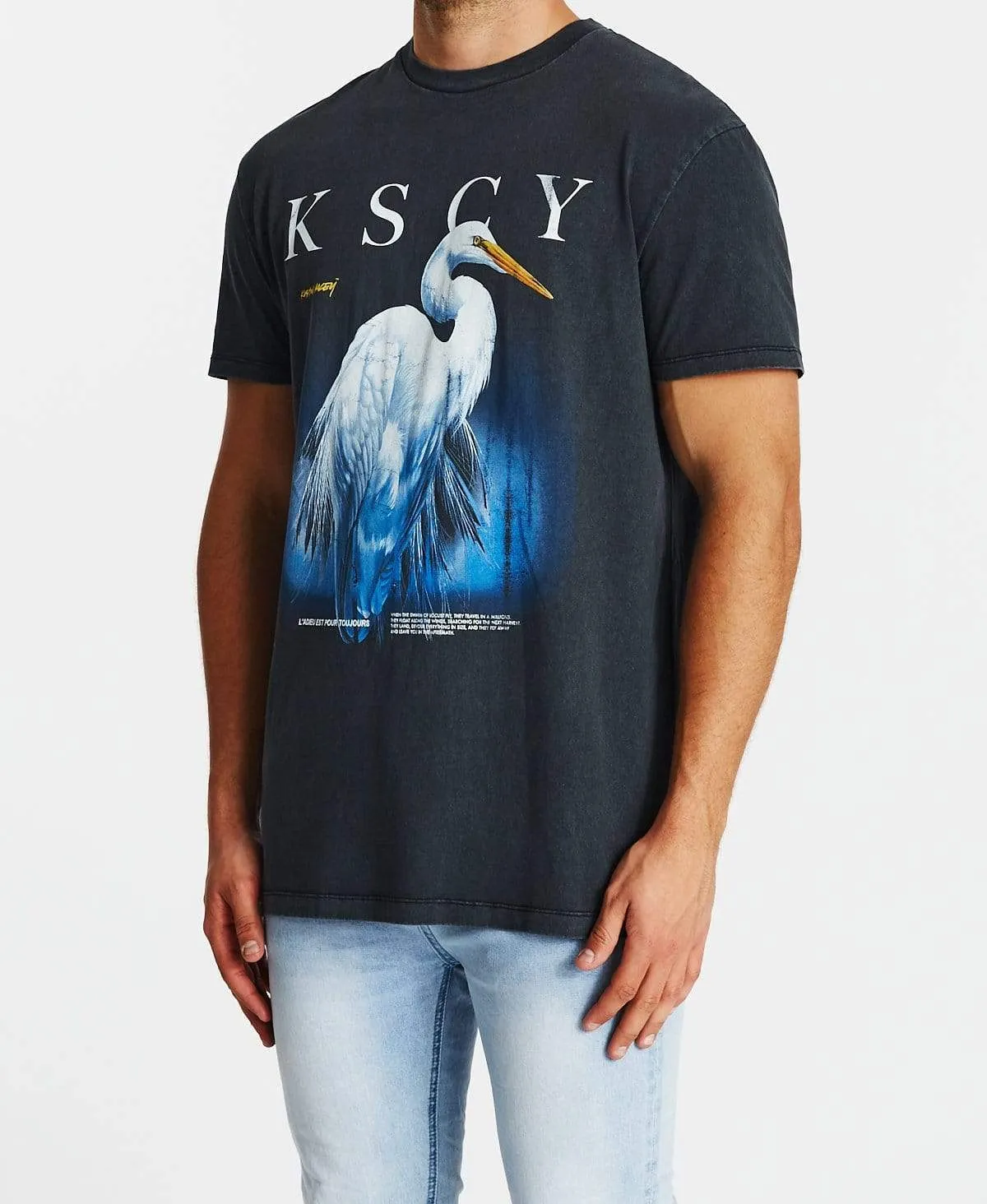 Farewell Relaxed T-Shirt Pigment Black sold by Neverland product image thumbnail 3