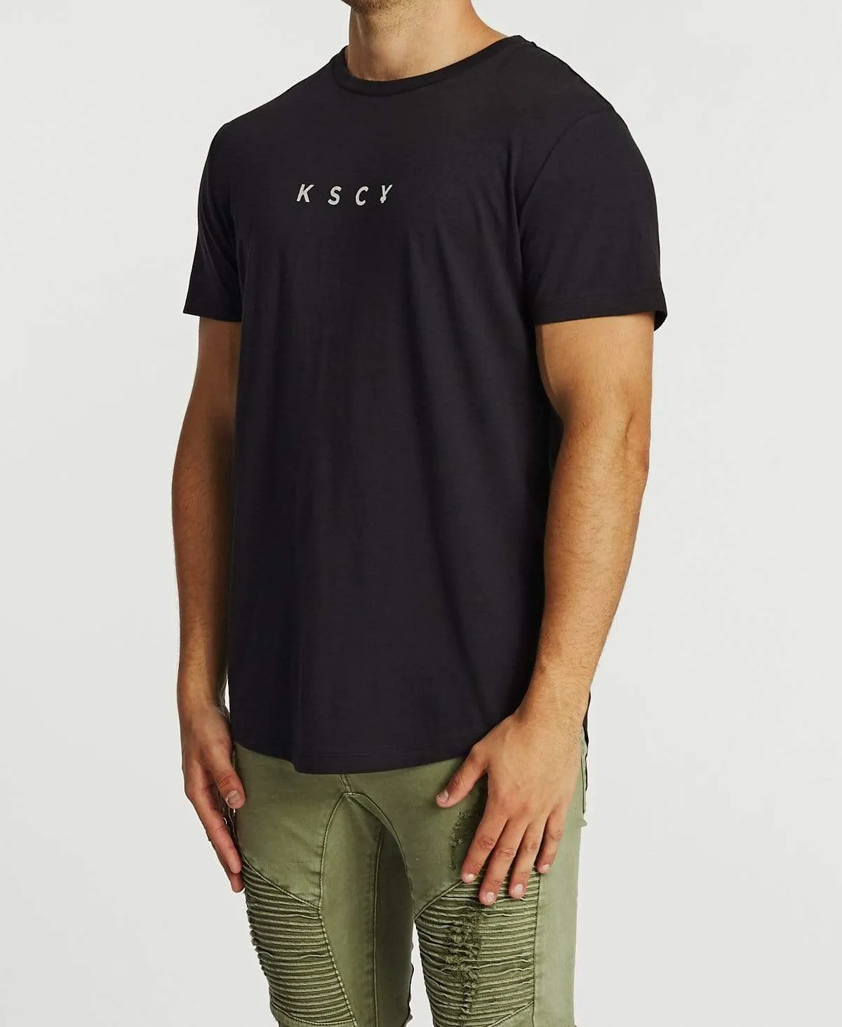 Repent Dual Curved T-Shirt Jet Black sold by Neverland product image thumbnail 3